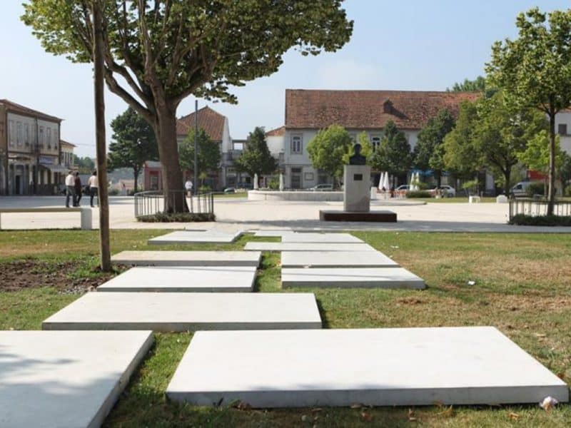 Mega losetas de hormigón, prefabricados de piedra artificial para jardín