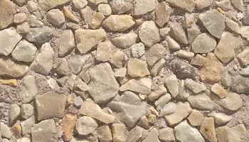 Piedra artificial acabado raspado tierra